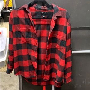 Madewell oversized XS flannel